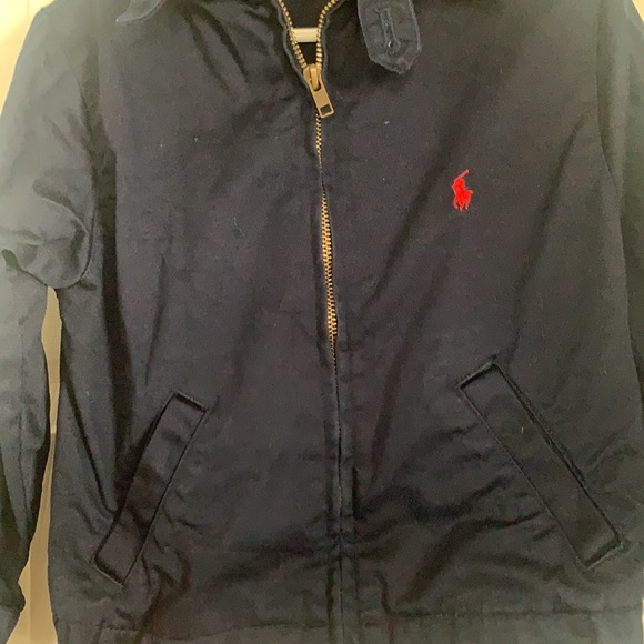 Navy polo 4T classic jacket - Picture 3 of 5